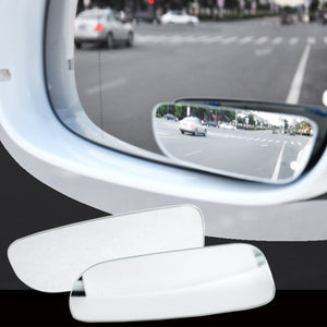 2pcs Car Mirror 360 Degree Wide Angle Convex Blind Spot Mirror Parking Auto Motorcycle Rear View Adjustable Mirror Accessories