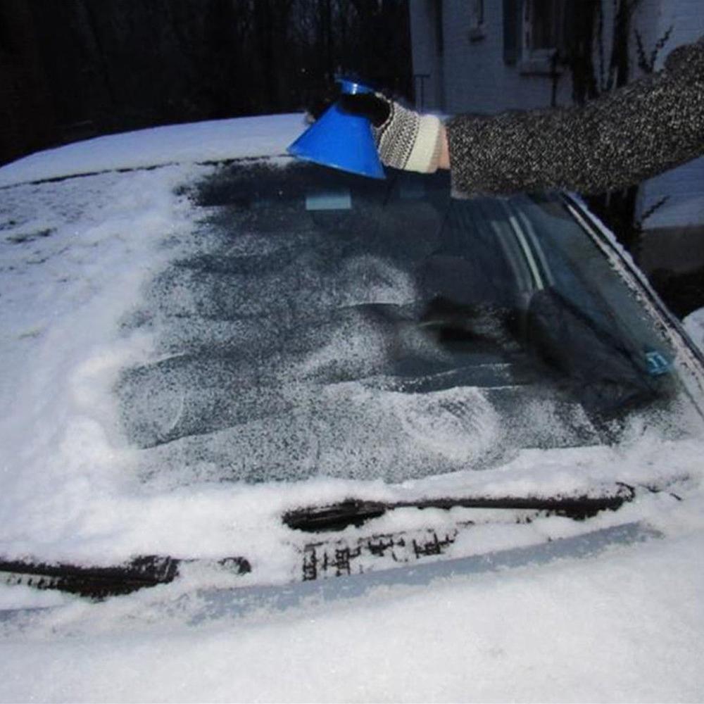 Auto Car Magic Snow Remover Ice Scraper Window Windshield Oil Funnel Shovel Window Scrapers Cone Deicing cone ice scraper