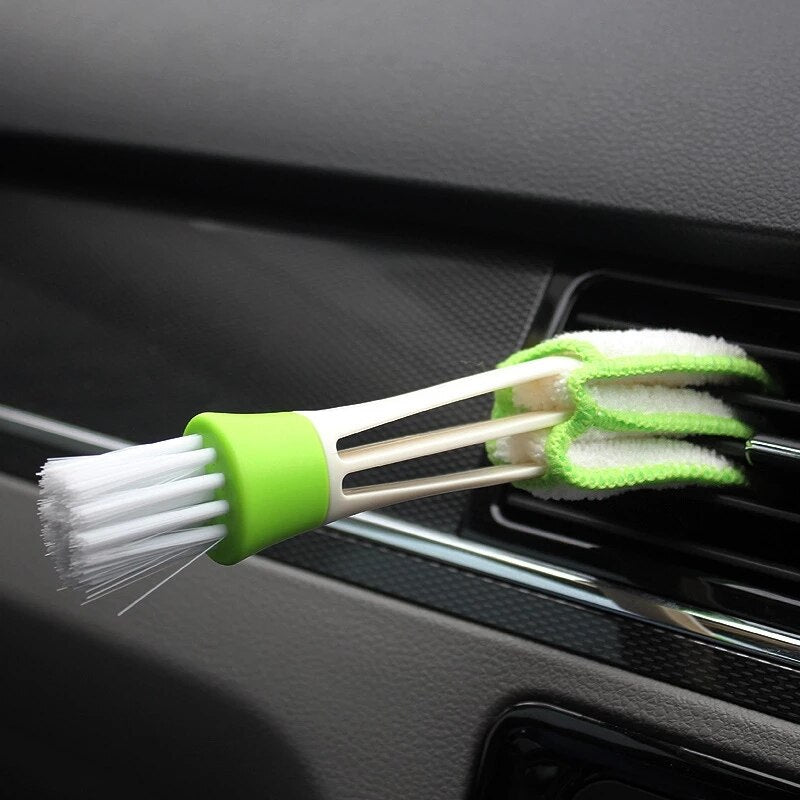 Car Air Conditioner Vent Brush Microfibre Car Grille Cleaner Auto Detailing Blinds Duster Brush Car-styling Auto Accessories