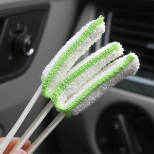 Car Air Conditioner Vent Brush Microfibre Car Grille Cleaner Auto Detailing Blinds Duster Brush Car-styling Auto Accessories