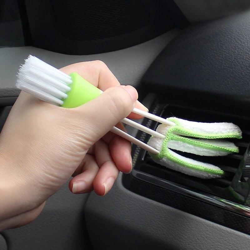 Car Air Conditioner Vent Brush Microfibre Car Grille Cleaner Auto Detailing Blinds Duster Brush Car-styling Auto Accessories