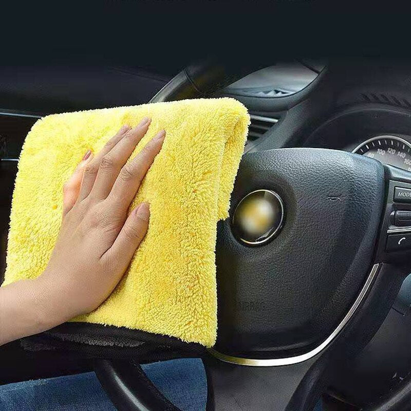 Microfiber Auto Wash Towel Car Cleaning Drying Cloth Hemming Car Care Cloth Detailing Car Wash Towel 30x30