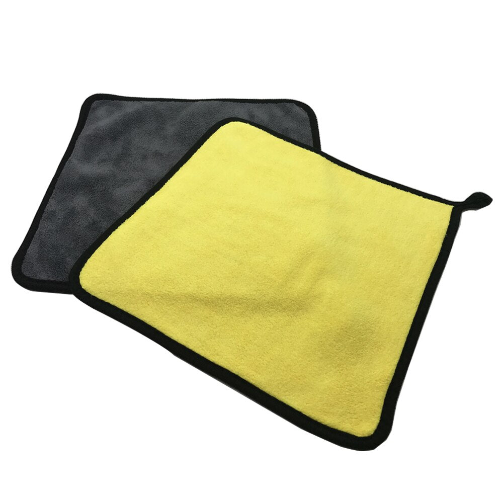 Microfiber Auto Wash Towel Car Cleaning Drying Cloth Hemming Car Care Cloth Detailing Car Wash Towel 30x30