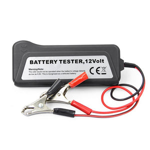 Mini 12V Car Battery Tester 6 LED Lights Display Auto Car Diagnostic Tool Car Battery Alternator for Cars Vehicle Motorcycle