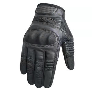 Touch Screen Leather Motorcycle Gloves Motocross Tactical Gear Moto Motorbike Biker Protective Gear Racing Full Finger Glove Men