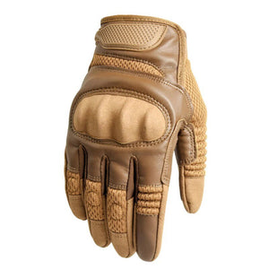 Touch Screen Leather Motorcycle Gloves Motocross Tactical Gear Moto Motorbike Biker Protective Gear Racing Full Finger Glove Men