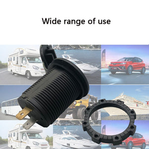 Universal Motorcycle Car Charger USB Vehicle DC12V-24V Waterproof Dual USB Charger 2 Ports Power Socket 5V 2.1A with LED Display